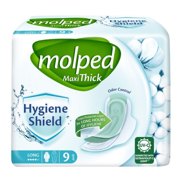 Molped Maxi Hygiene Shield Extra Long - 8 Pads