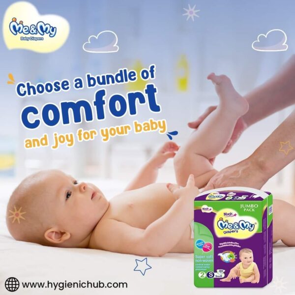 Me & My Magic ,Best Quality Diaper,Best baby Diaper Small Size Jumbo Pack