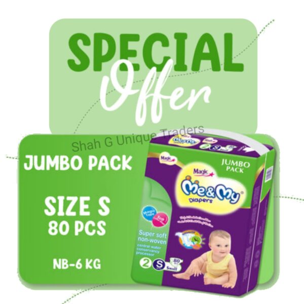 Me & My Magic ,Best Quality Diaper,Best baby Diaper Small Size Jumbo Pack